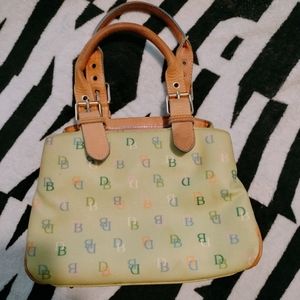 Vintage Dooney and Bourke mini satchel bag